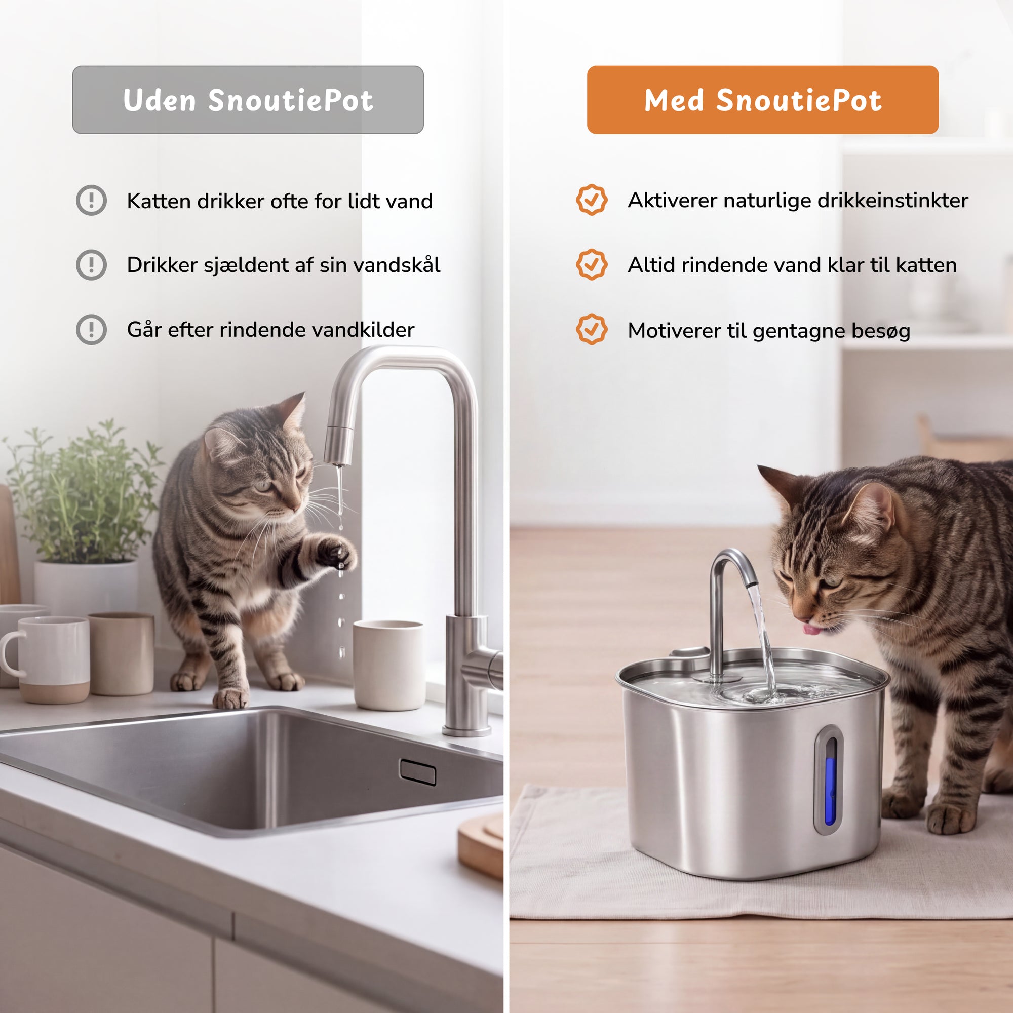 SnoutiePot™ - 2.2L Drinking Fountain w. Filter